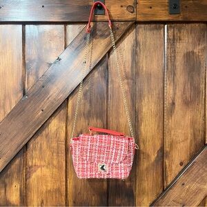 Under One Sky tweed mini crossbody purse